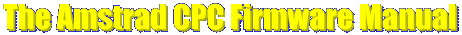 The Firmware Manual